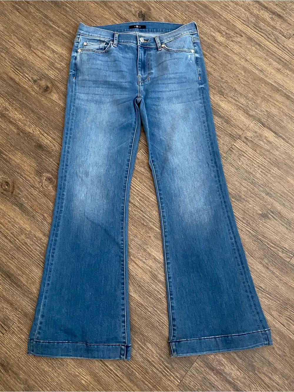 7 for All Mankind Y2K 90’s DOJO Stretch Flare Leg Jean Size 28